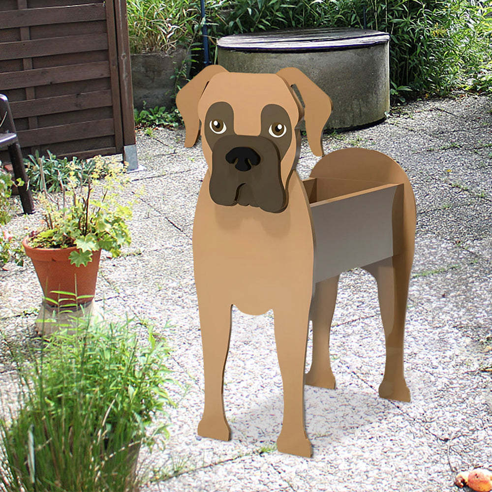 Boxer Dog Planter-POIULTD