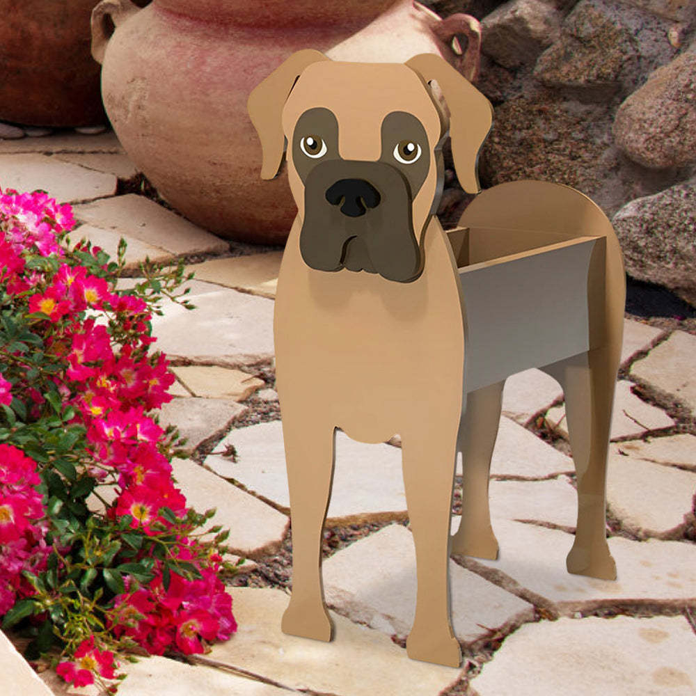 Boxer Dog Planter-POIULTD
