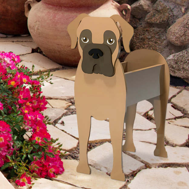 Boxer Dog Planter-POIULTD