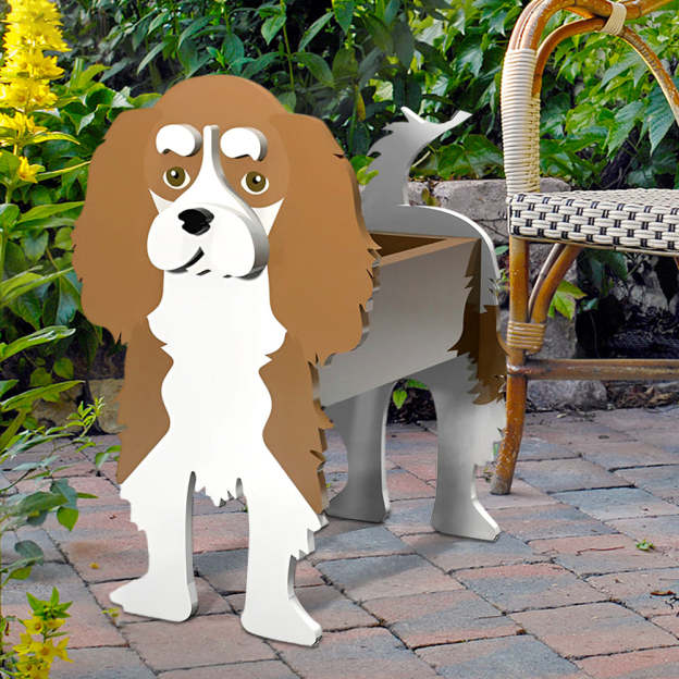 Cavalier Roi Charles Spaniel Planter-POIULTD