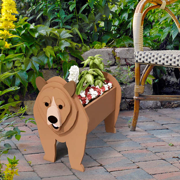 Brown Bear Planter-POIULTD