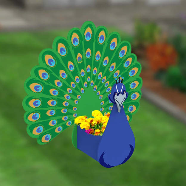 Peacock Planter-POIULTD