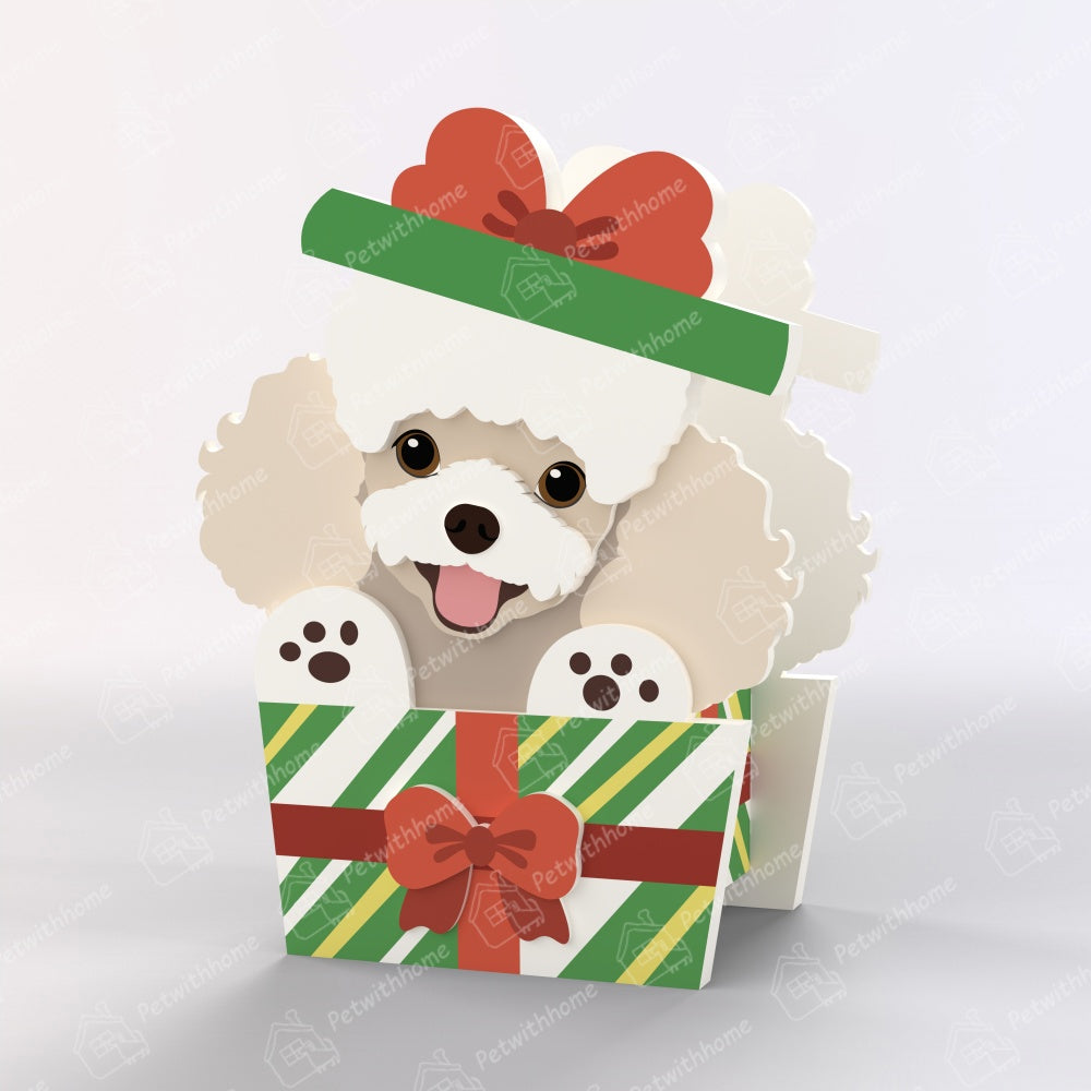 Poodle Christmas Planter-POIULTD