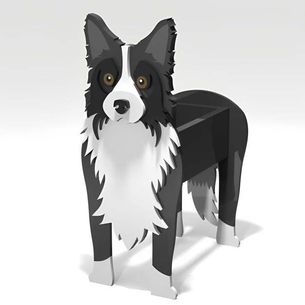Border Collie Planter-POIULTD