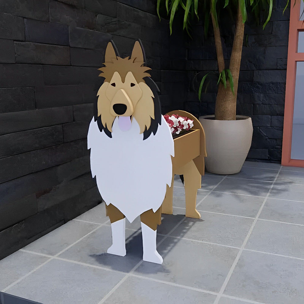 Rough Collie Planter-POIULTD