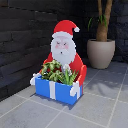 Santa Planter Christmas Planter-POIULTD