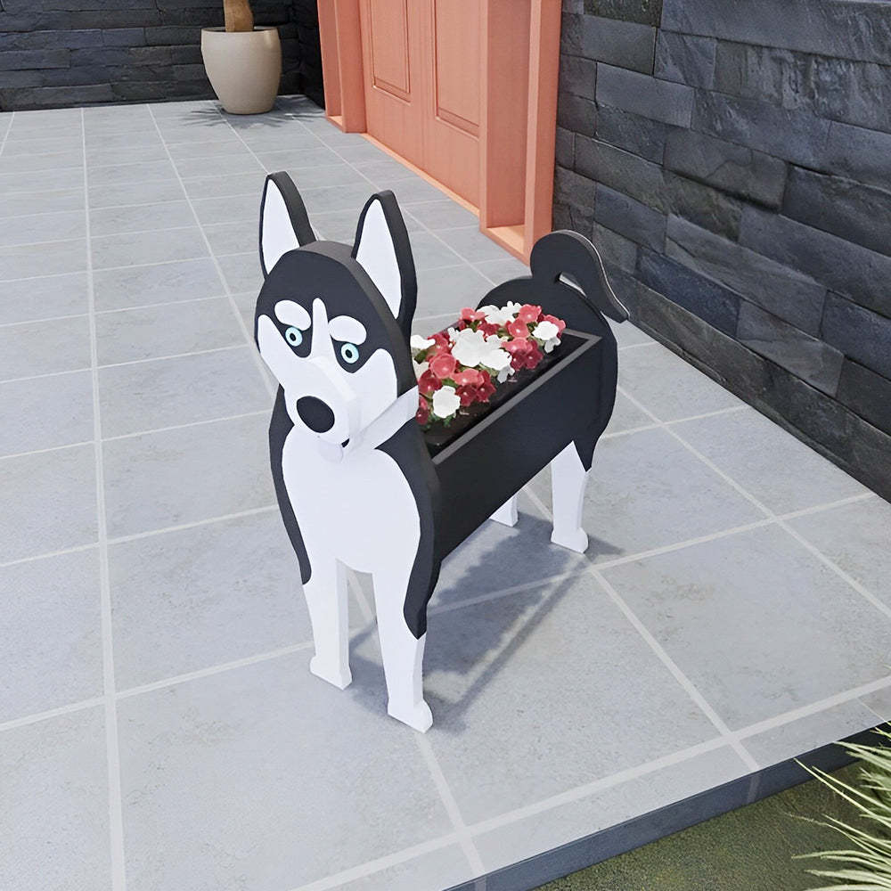 Siberian Husky Planter-POIULTD
