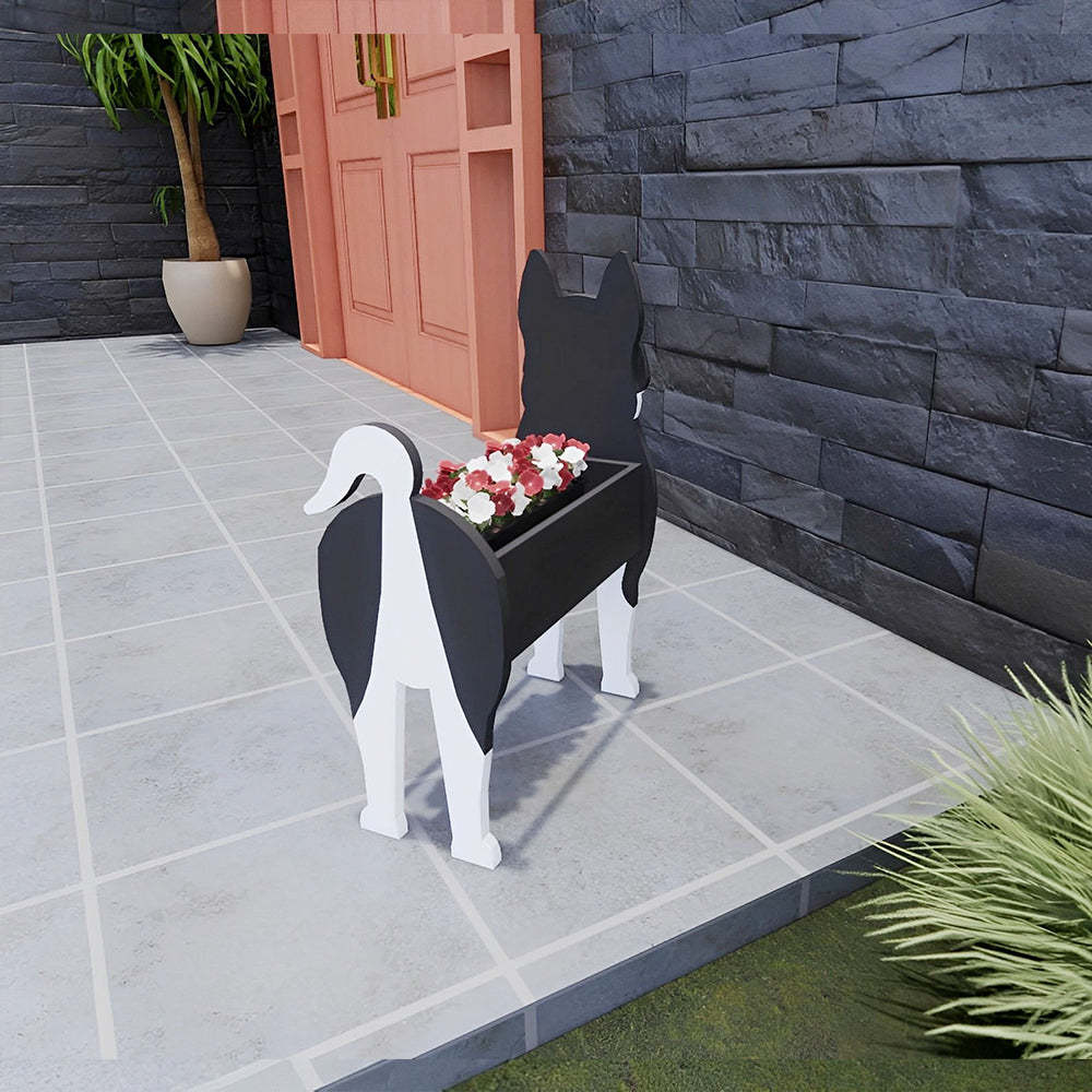 Siberian Husky Planter-POIULTD