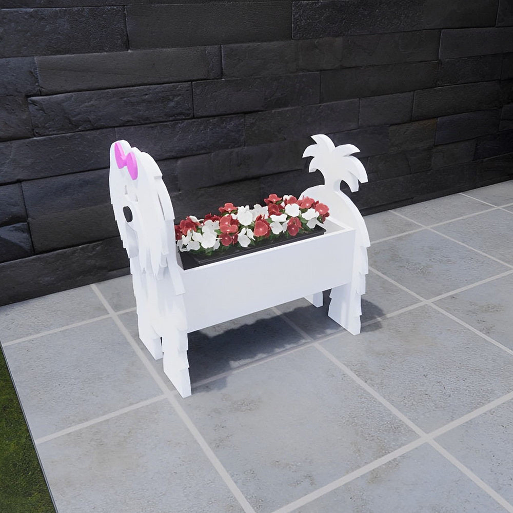 Coton du Tulear Dog Planter-POIULTD