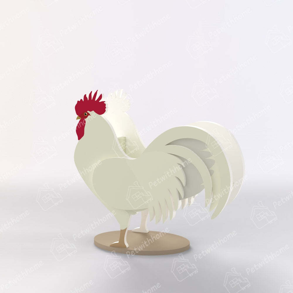 White Chicken Planter-POIULTD