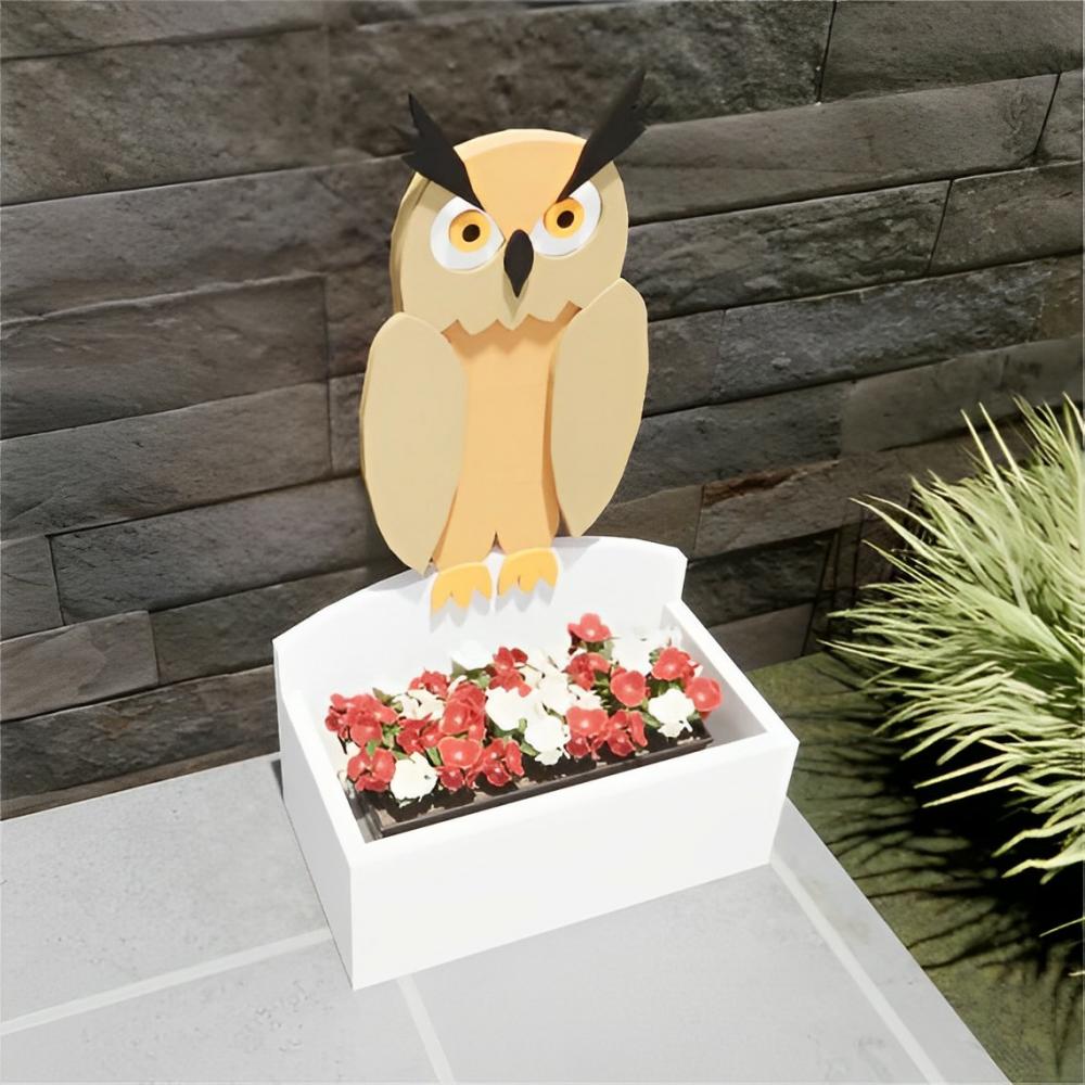 Yelllow Owl Planter-POIULTD