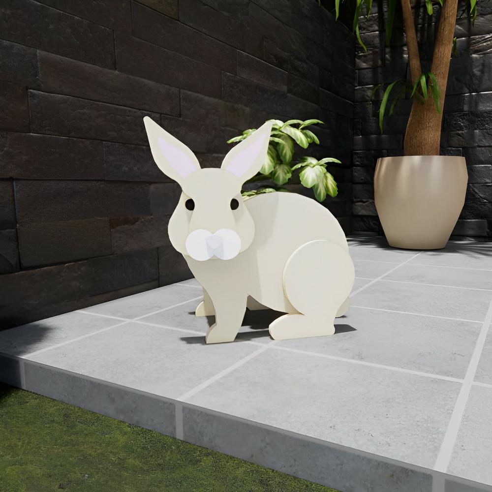 Yellow Rabbit Planter-POIULTD