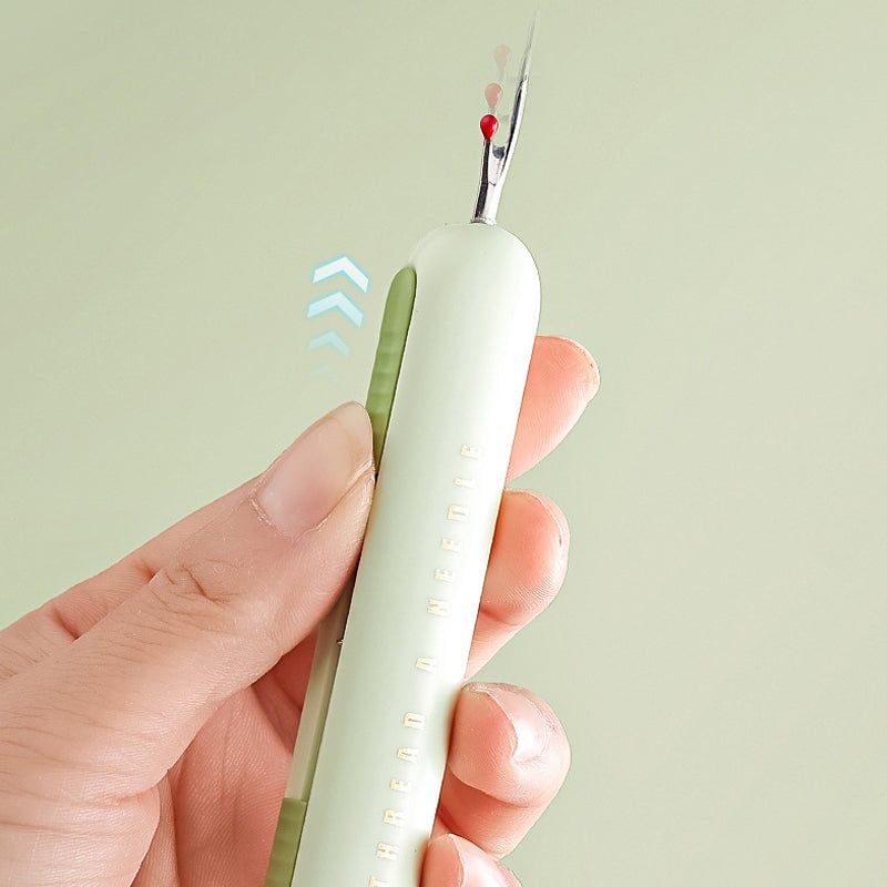 ❤2 In 1 Needle Threader Seam Ripper