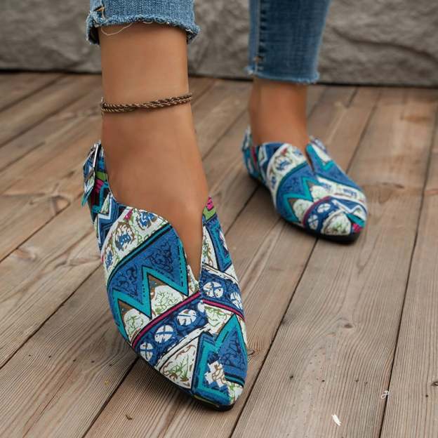 Casual  Pointed Toe  Soft Sole Women's Flat Shoes-POIULTD