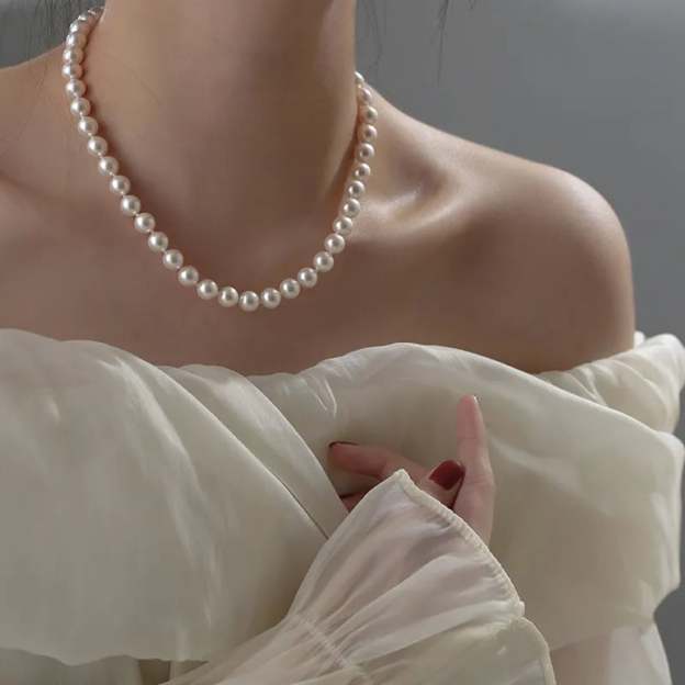 🔥 Last Day Promotion 49% OFF+Gift Box (Free) 🎁 AAAA Pearl Necklace-POIULTD