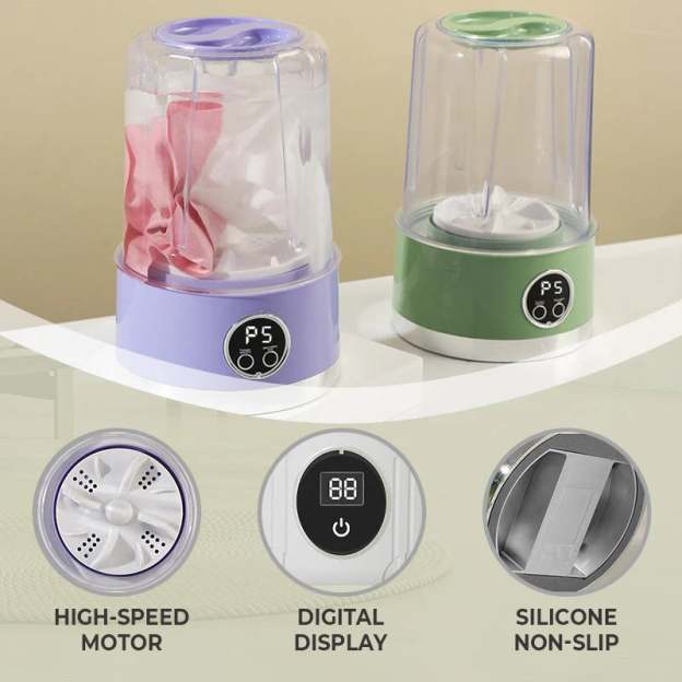 Portable Automatic Mini Washing Machine-POIULTD