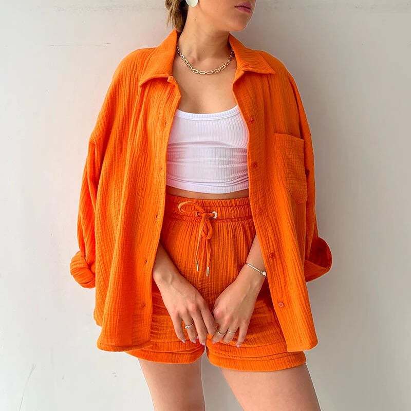 Zweiteiliger Langarmshirt-Damen-Freizeitanzug für Damen-POIULTD