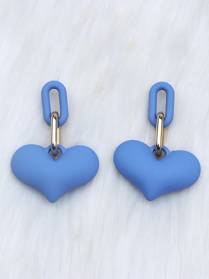 Women's Valentine's Day Heart Fashion Earrings-POIULTD