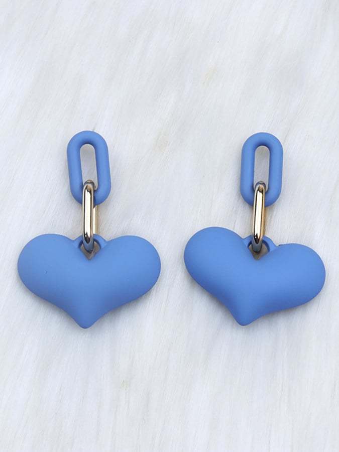 Women's Valentine's Day Heart Fashion Earrings-POIULTD