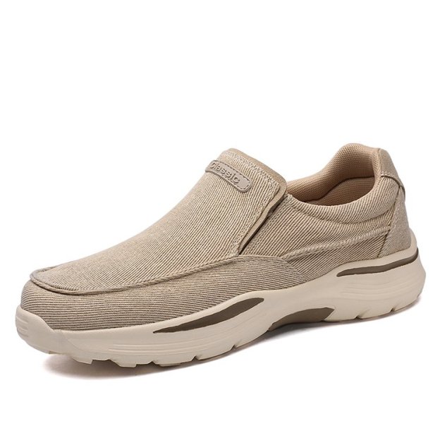 MEN'S CANVAS SLIP-ON SNEAKERS-POIULTD