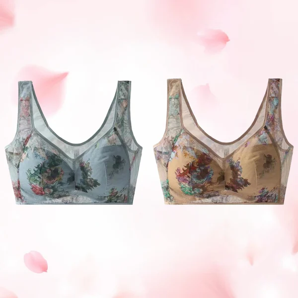 🏆LAST DAY SALE 49% OFF-Ice Silk Lace Cooling Comfort Bra-POIULTD