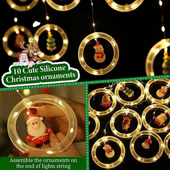 🎅Early Christmas Sale-49% OFF - Christmas Decor Ring Lights-POIULTD