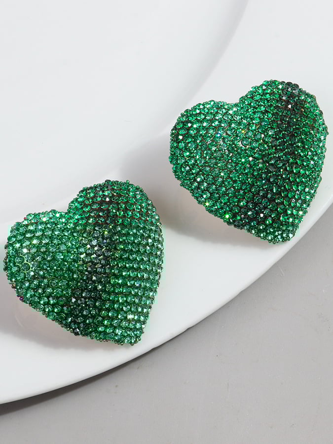 Women's Valentine's Day Heart Fashion Earrings-POIULTD