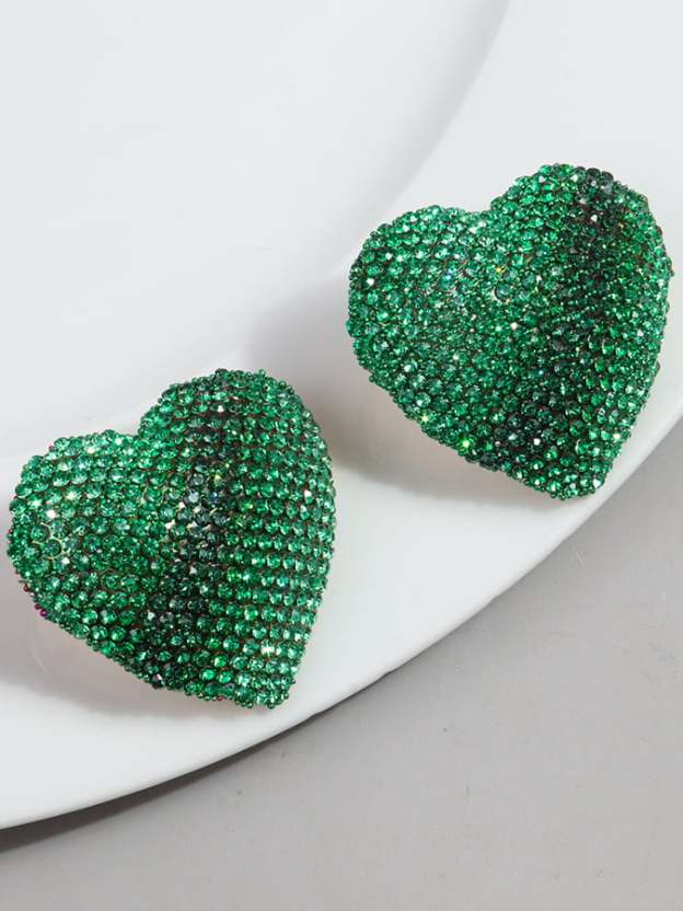 Women's Valentine's Day Heart Fashion Earrings-POIULTD
