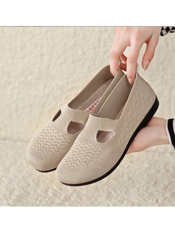 New Fashion Tide Shoes Soft Sole Women's Shoes Comfortable, Breathable, Non -Slip Casual Single Shoes Female-POIULTD