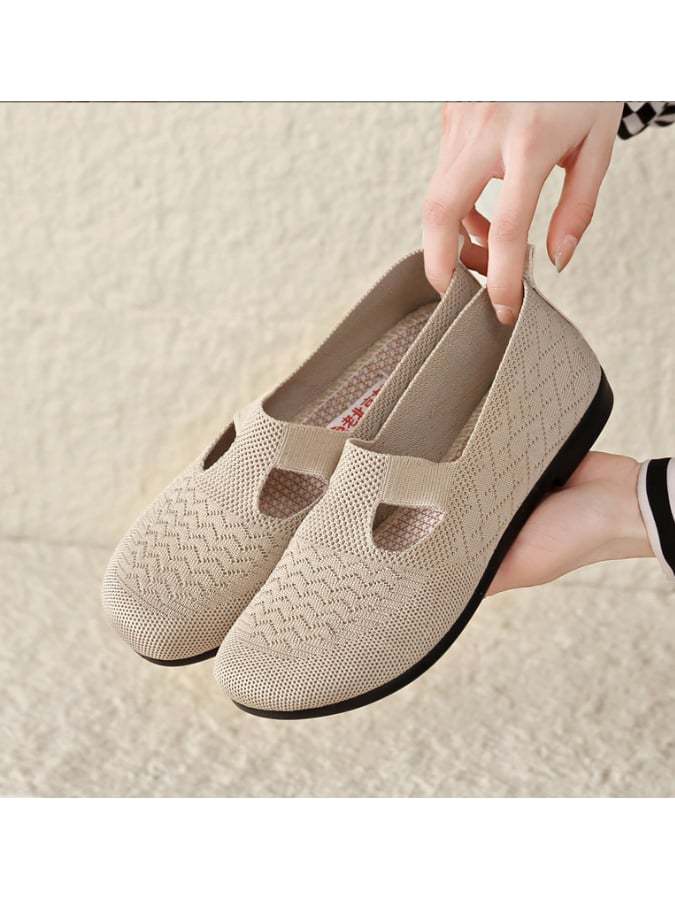 New Fashion Tide Shoes Soft Sole Women's Shoes Comfortable, Breathable, Non -Slip Casual Single Shoes Female-POIULTD