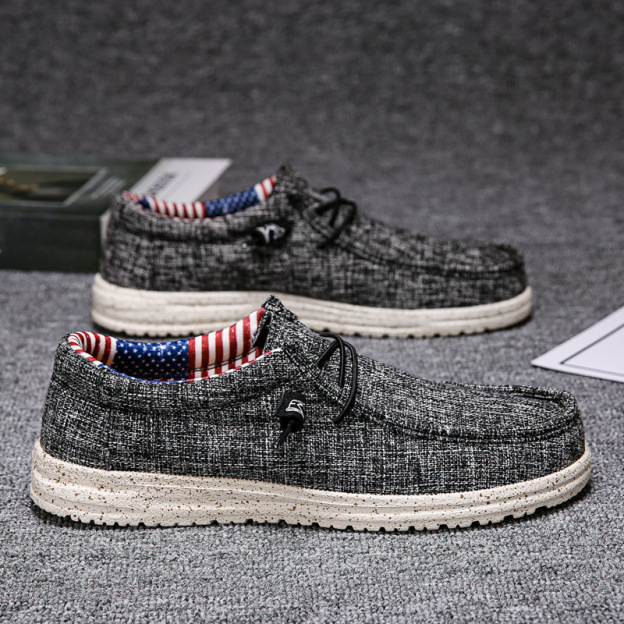 MEN'S COMFORTABLE BREATHABLE LINING FLAG CASUAL SHOES-POIULTD