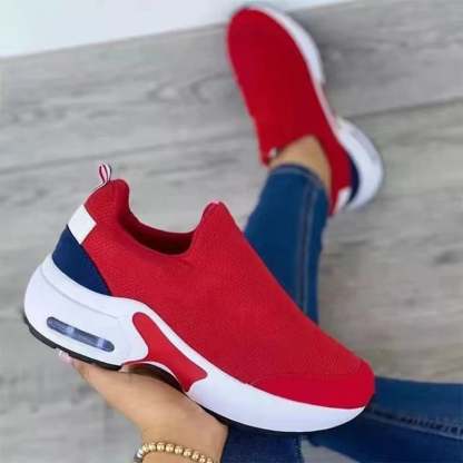 Casual Mesh Women's Platform Sneakers-POIULTD
