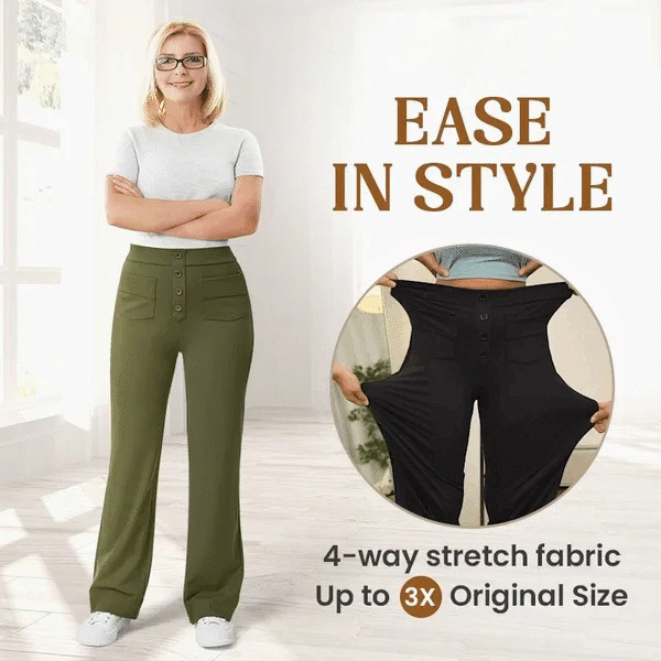 🔥Last Day 49% OFF🔥Women's Casual High Waist Stretch Pants | breathable and comfortable