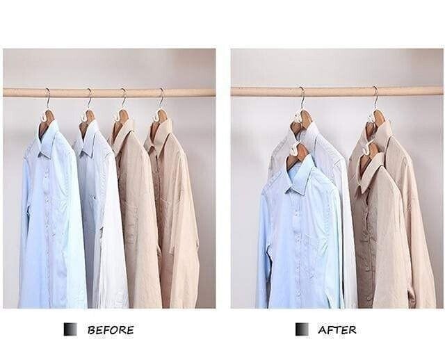 [🔥The 2023 The best closet helper]Space-Saving Clothes Hanger Connector Hooks-POIULTD