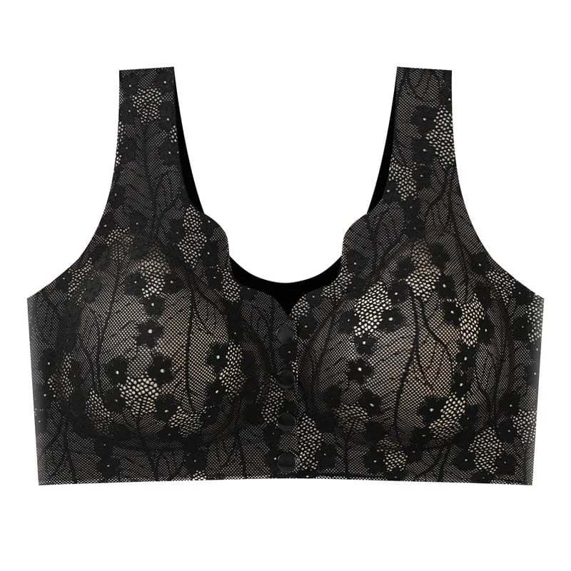 🔥Buy 1 Get 2 Free (3PCS) - Comfortable & Convenient Front Button Bra-POIULTD