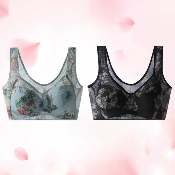 🏆LAST DAY SALE 49% OFF-Ice Silk Lace Cooling Comfort Bra-POIULTD