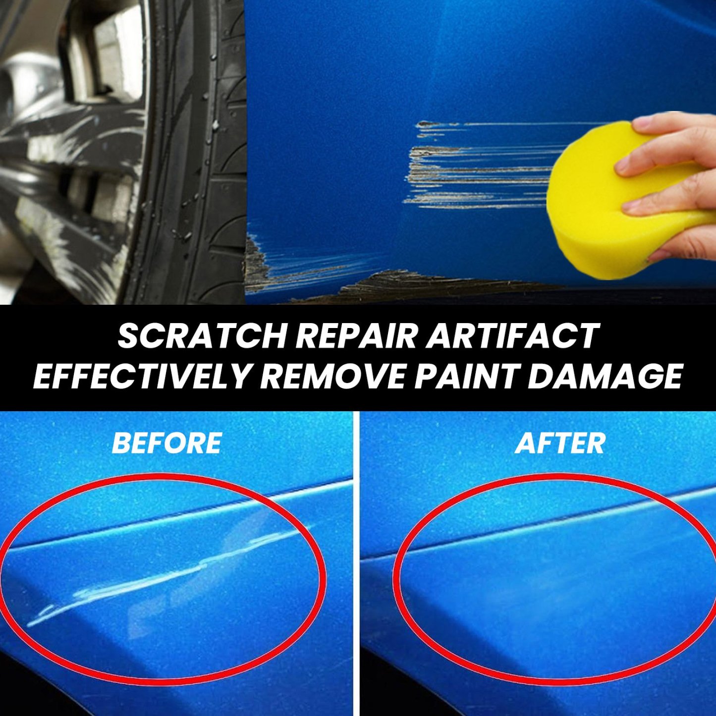🔥49%🔥Car scratch repair wax🧨A must-have brand new car in the New Year-POIULTD