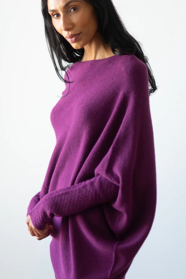 Asymmetric Draped Jumper-POIULTD