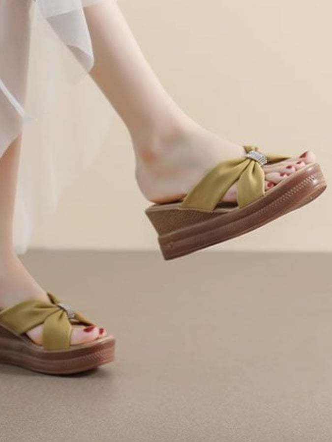 Wear Thick Bottom Anti -Slip Summer New Fairy Sand Slippers-POIULTD