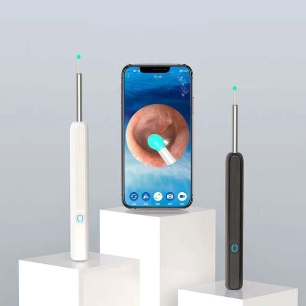 🎁Hot Sale 50% OFF🎁-Clean Earwax - Wi -Fi Visible Wax Elimination Spoon,USB 1080P HD Load Otoscope