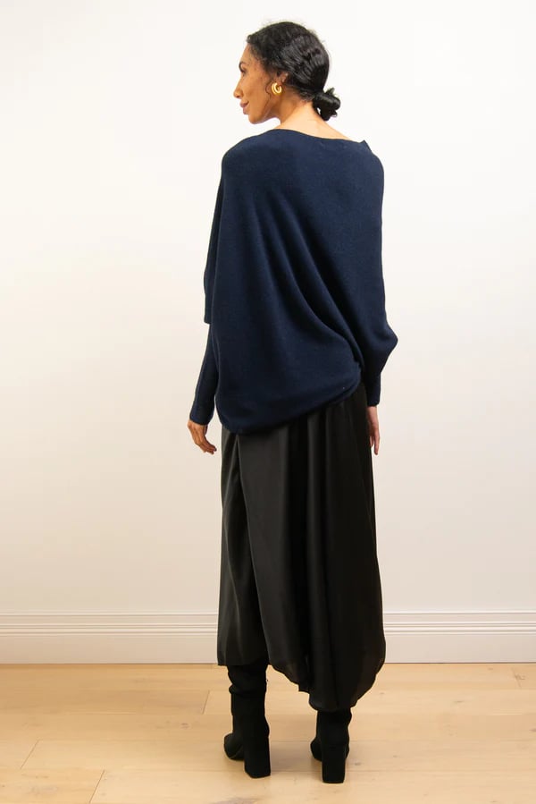 Asymmetric Draped Jumper-POIULTD