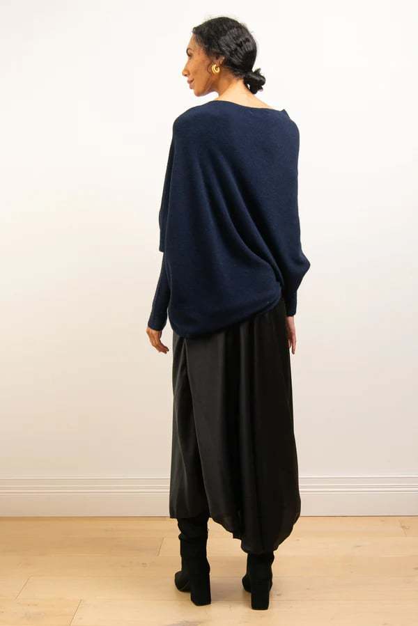 Asymmetric Draped Jumper-POIULTD