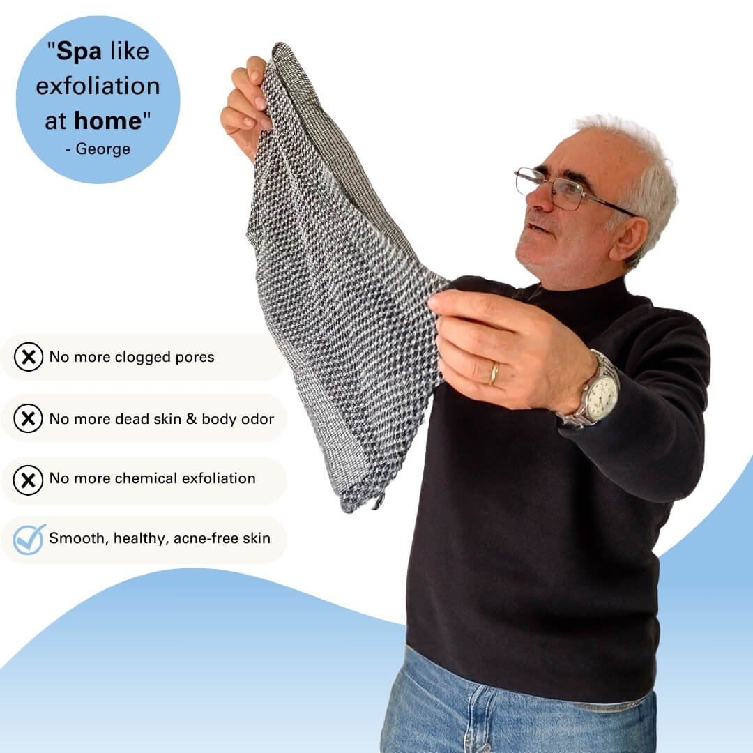 🧼Exfoliating Antibacterial Shower Towel🚿-POIULTD
