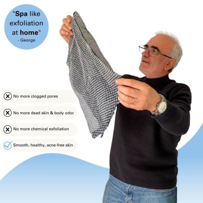 🧼Exfoliating Antibacterial Shower Towel🚿-POIULTD