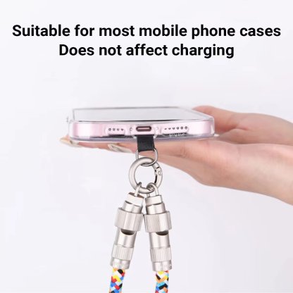 🔥🔥2-in-1 Mobile Phone Lanyard & Charging Cable, compatible with USB-C to USB-C and USB-C to Lightning interfaces-POIULTD