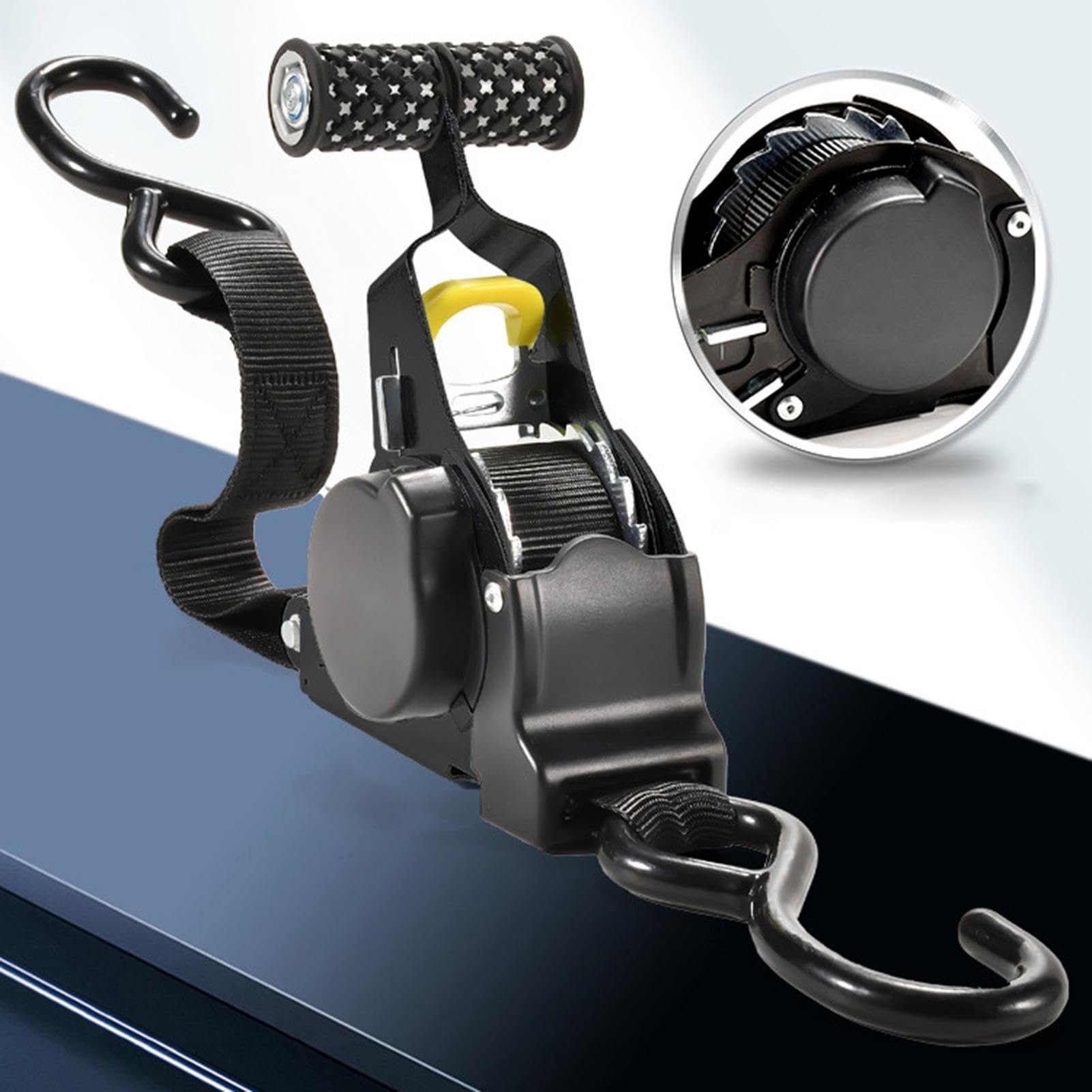 🎄2025 Hot Sale 49% OFF-Retractable Ratchet Straps (BUY 2 FREE SHIPPING )