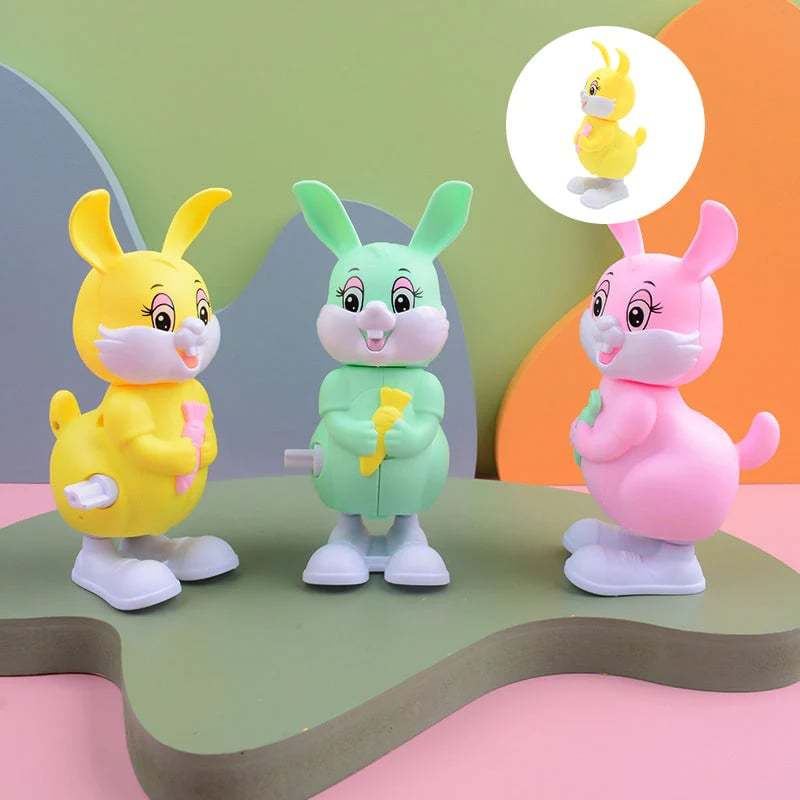 🔥Easter Sale🔥Easter Rabbit Wind up Toys--5 pcs (random color)