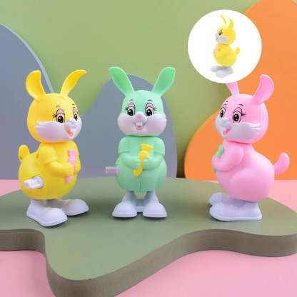🔥Easter Sale🔥Easter Rabbit Wind up Toys--5 pcs (random color)