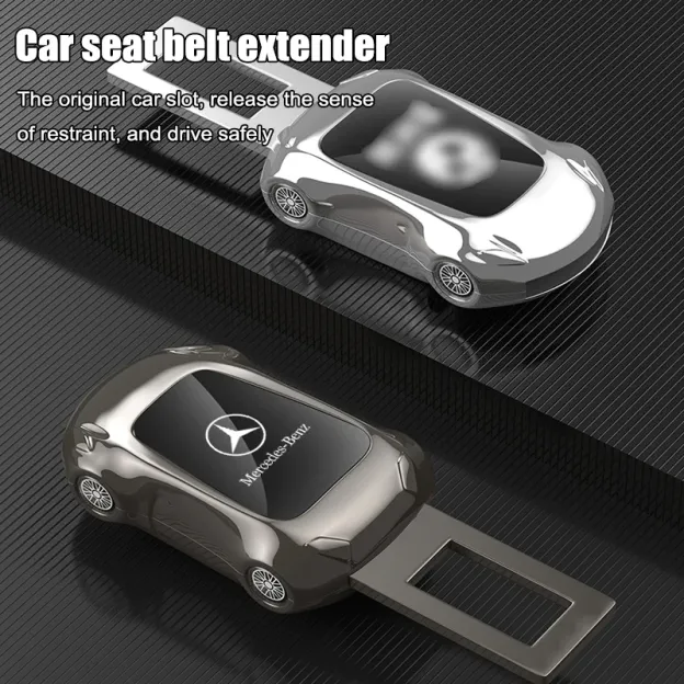Car Cool Sports Car Shape Seat Belt Extended Metal Buckle Seat Connector-POIULTD