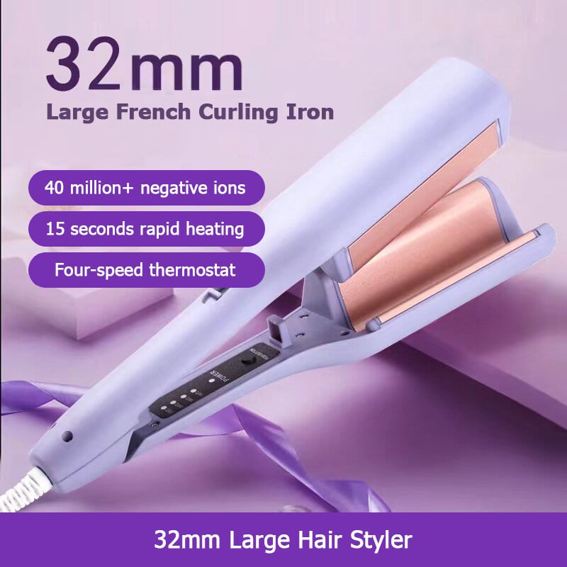 French Wave Curling Iron-POIULTD